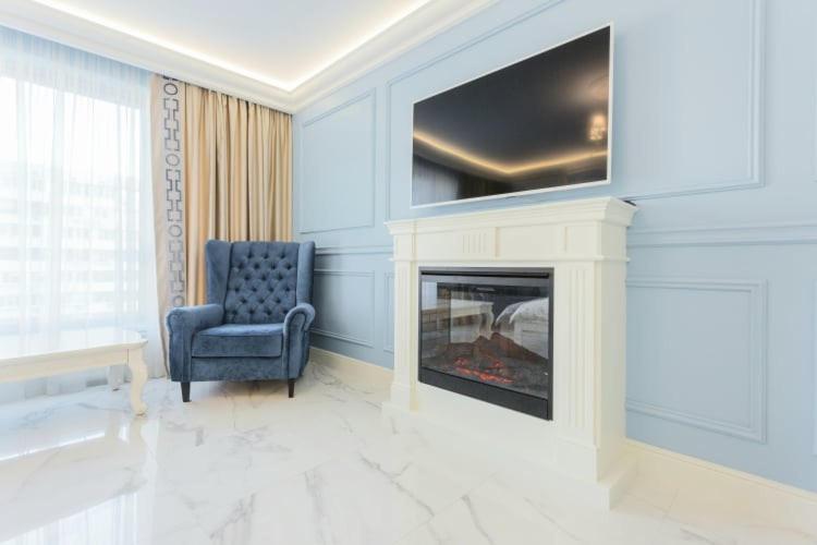 Роскошная 3К Квартира 120М2 На Набережной В Жк Obolon Residentsic Kiev Exterior foto